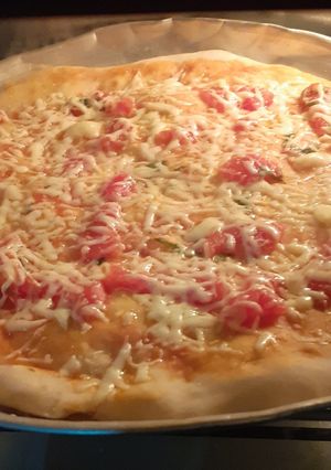 Una foto de Pizza con Queso Sardo Rallado