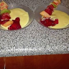 A picture of My simple Sunday dessert.