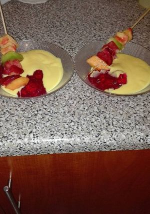 A picture of My simple Sunday dessert.