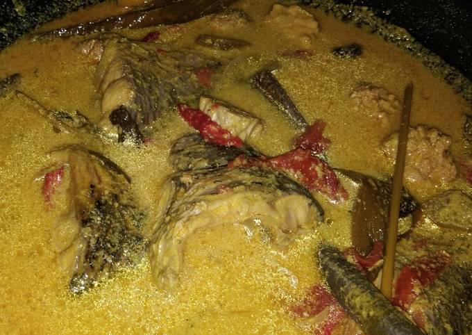 Bagaimana mengolah Gulai kuning ikan Mas Anti Gagal