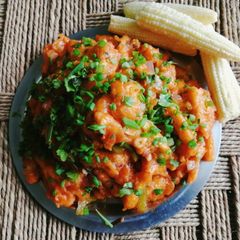 Baby Corn Manchurian A picture of Baby Corn Manchurian.