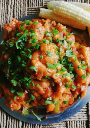 A picture of Baby Corn Manchurian.