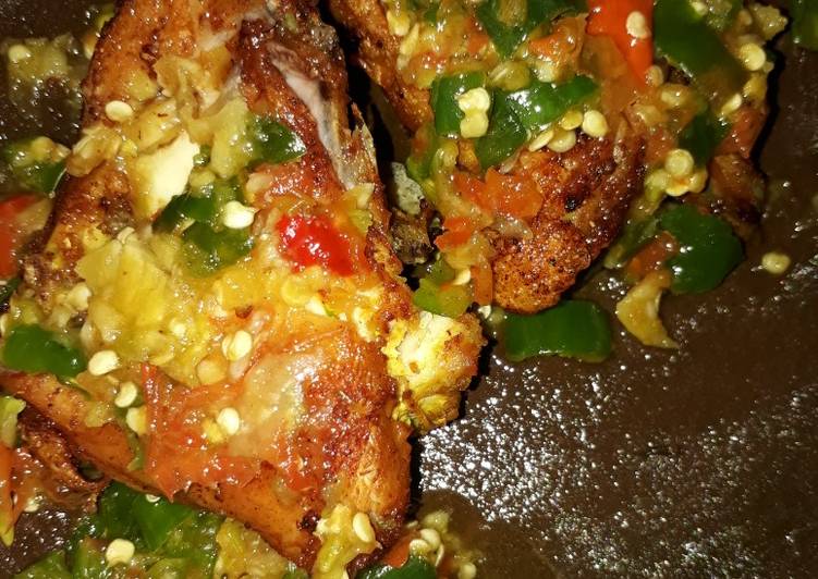 Cara meracik Ayam Geprek Cabe Ijo Anti Gagal