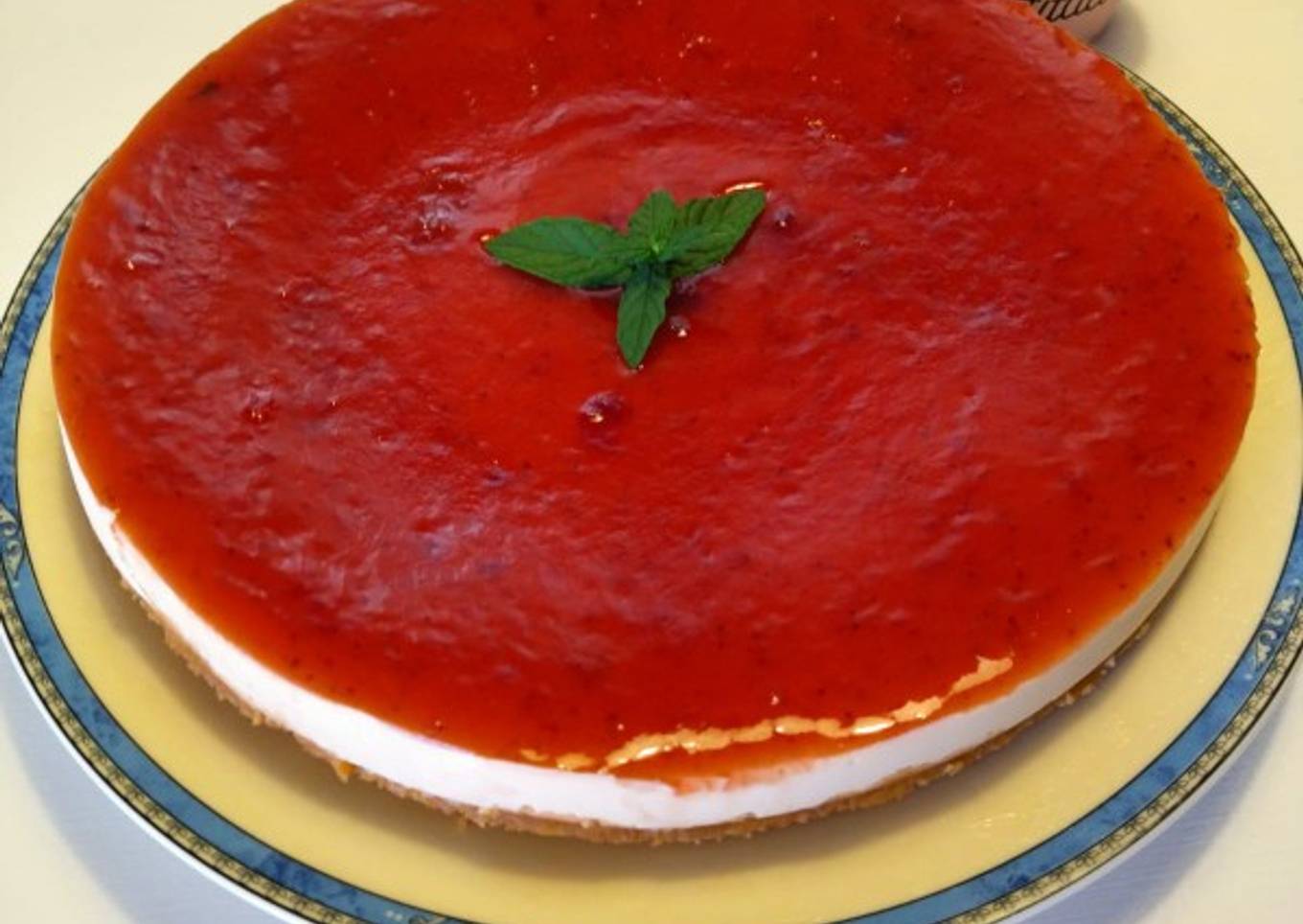 Tarta de queso sin horno