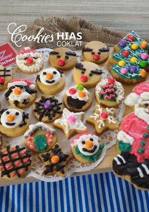 Foto resep Cookies Hias Coklat Leleh