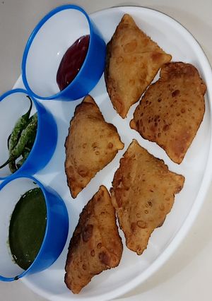 A picture of Samosa 🤤.