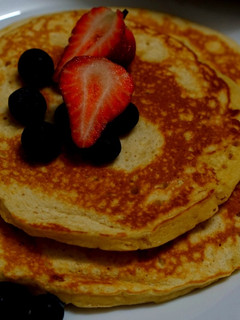 A picture of American Buttermilk pancakes.