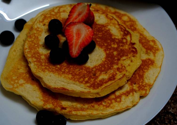 Steps to Make Speedy American Buttermilk pancakes