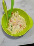 White Cream Sause Macaroni untuk Anak 1 tahun