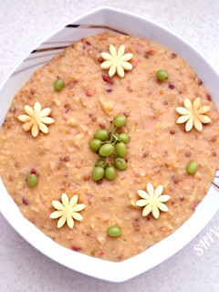 عکسی از دستور آش غوره با سیب گلاب