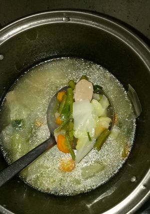 Foto resep Sayur soup bakso