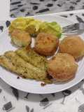 Filete de Bassa y croquetas de papa