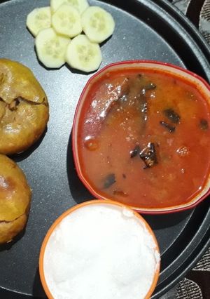 राज्स्थानी दाल बाटी (rajasthani dal bati recipe in Hindi) रेसिपी मुख्य फोटो