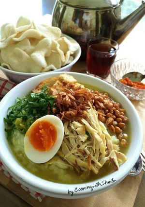 Foto resep Bubur Ayam Jakarta (#pr_homemadestreetfood)
