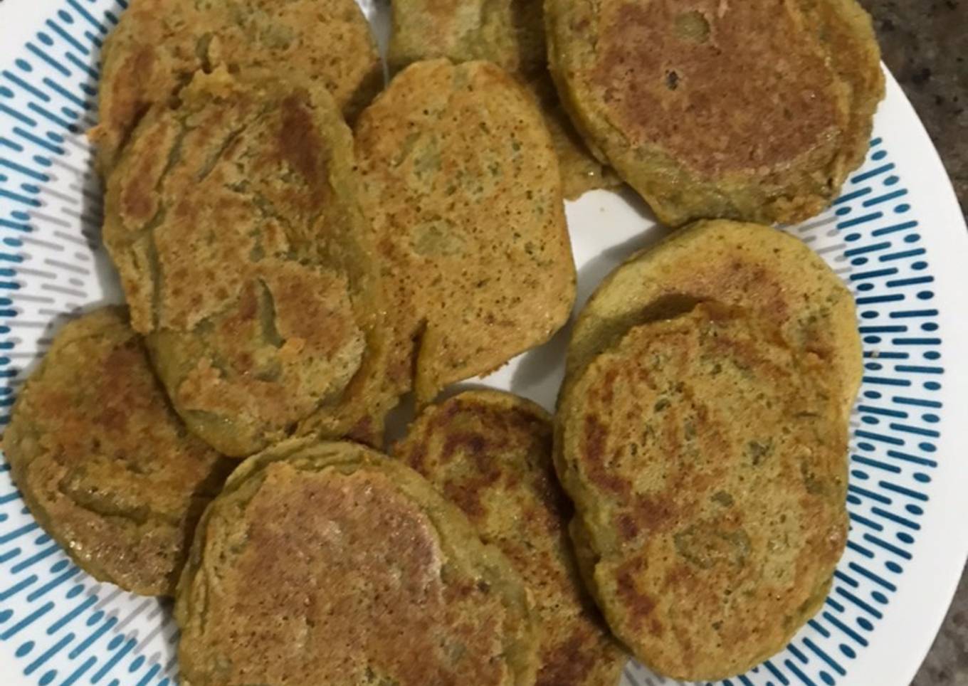 Torticas de lenteja y zanahoria