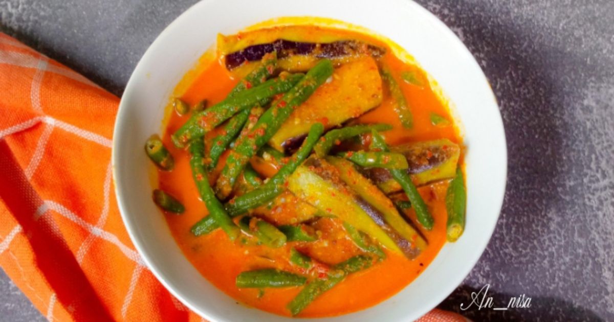 Gulai Kacang Panjang Terong