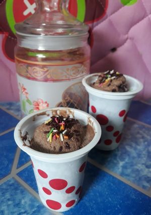 Foto resep Es krim pisang coklat