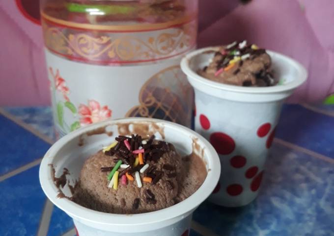 Standar Resep  buat Es krim pisang coklat yang sempurna