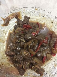 Foto resep Sapi Lada hitam ala dara