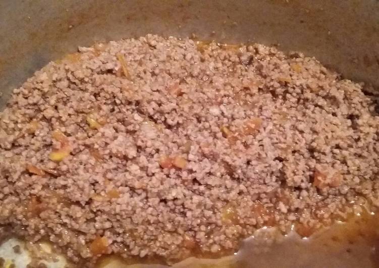 Steps to Make Award-winning Fried minced meat