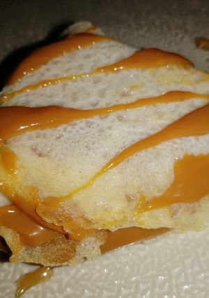 Una foto de Crepes de dulce de leche
