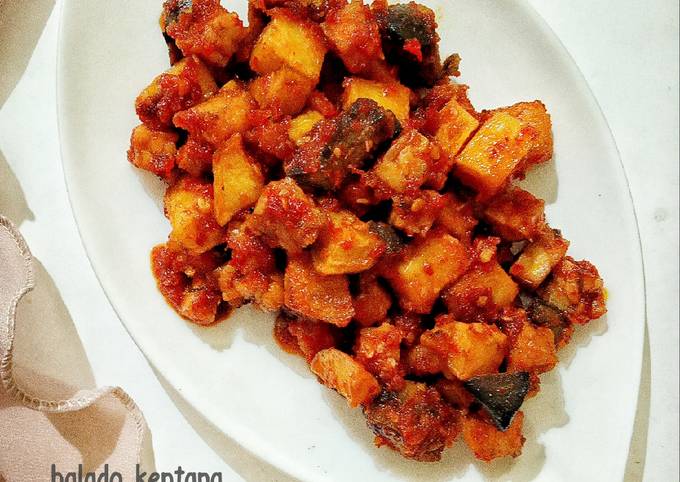 Resep Balado kentang Ati ampela yang Bisa Manjain Lidah