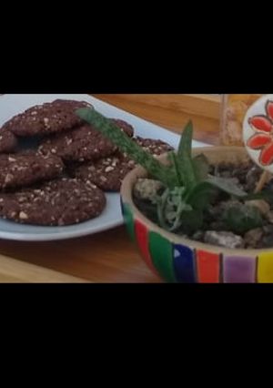 Una foto de Cookies de chocolate con avena🍫🍫
