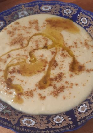صورة لوصفة بيصارة الفول 😋👍
