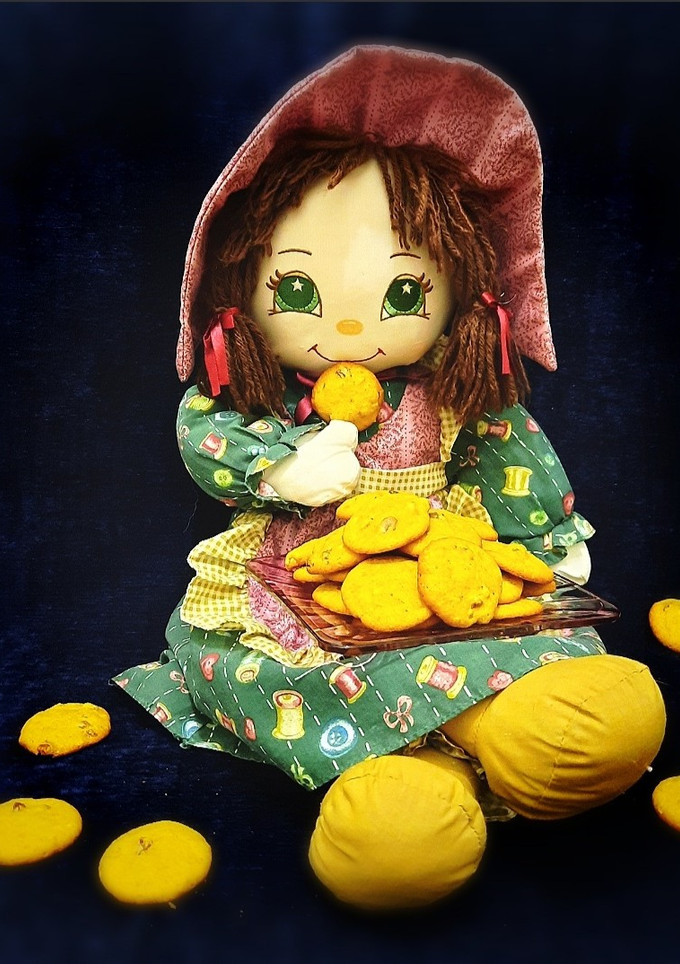 عکسی از دستور کوکی کدو حلوایی