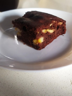 Una foto de Bizcocho de chocolate y plátano