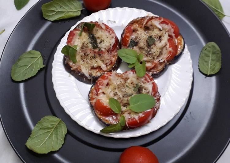 Simple Way to Make Favorite Eggplant pizza