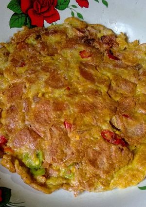 Foto resep Telur Dadar Sosis Pedas