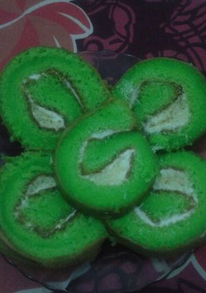 Foto resep Bolu gulung pandan