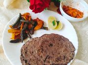 A picture of bhindi potato sabji