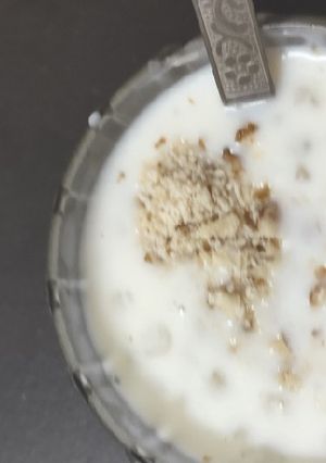 A picture of Sabudana kheer.
