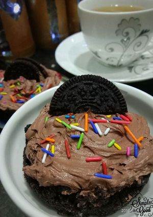 A picture of Oreo brownies (non baked).