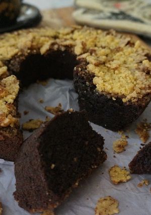 Foto resep Cake pisang ketan hitam (gluten free)