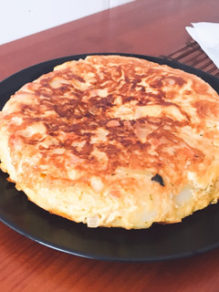 Una foto de Tortilla de calabacín y zanahoria