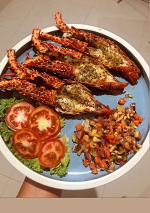 Foto resep Lobster panggang sambal matah