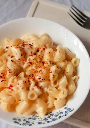 A picture of Chifferi Rigati In Cheese Sauce.