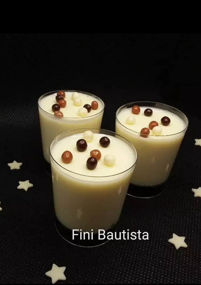 Una foto de Petit suisse de chocolate blanco