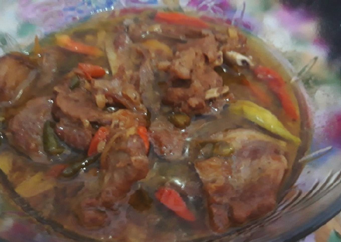 Kresengan kambing pedas #BancakanOnlineBarengCookpad