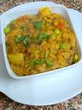 Kathiyawadi Bagharwali Khichdi (Dhaba Style)