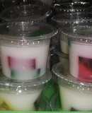 Puding mozaik cup