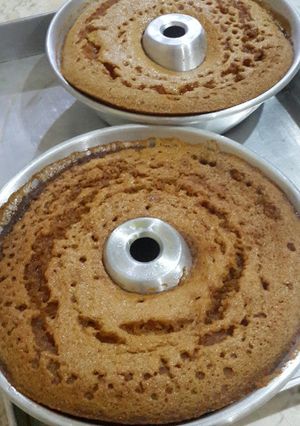 Foto resep (14) Cake Caramel / Cake Sarang Semut