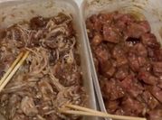 Gambar daging slice enoki bbq