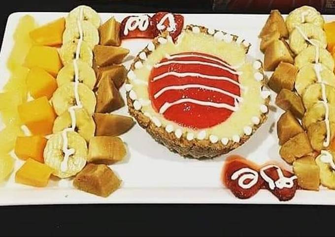 Custard fruit tart