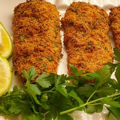 Baked hake fish recipe A picture of Baked hake fish recipe.