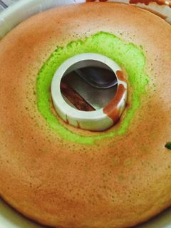 Foto resep Bolu pandan keju