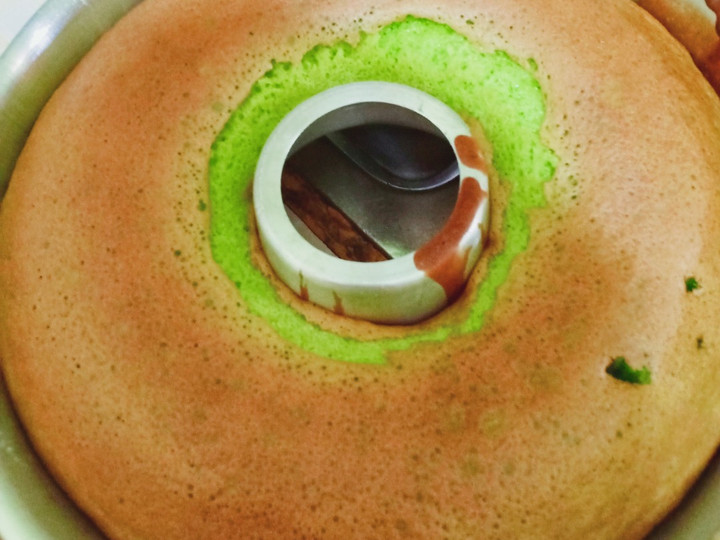 Resep Bolu pandan keju Anti Gagal